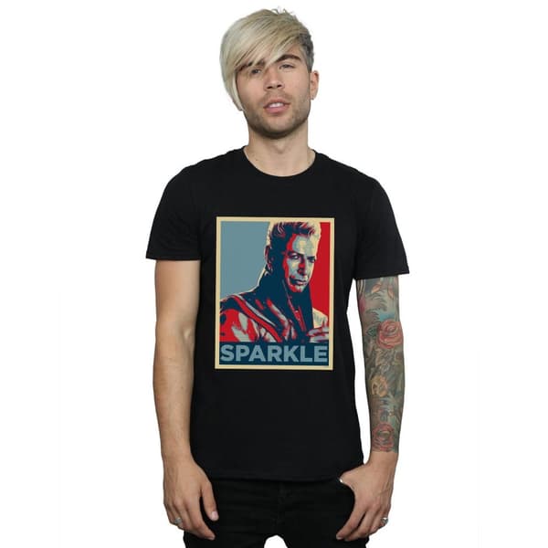 Marvel Mens Thor Ragnarok Grandmaster Sparkle T-Shirt