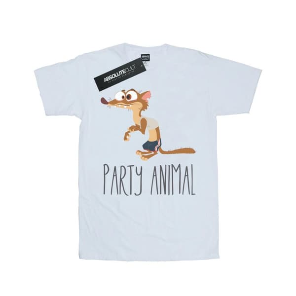 Disney Dam/kvinnor Zootropolis Party Animal Boyfriend T-shirt i bomull