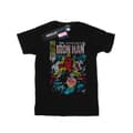 Miniatyrbild 1 av 3: Marvel T-shirt i bomull för flickor - Invincible Iron Man med tryck från Issue One