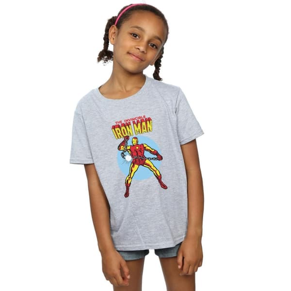Marvel Girls The Invincible Iron Man Cotton T-Shirt