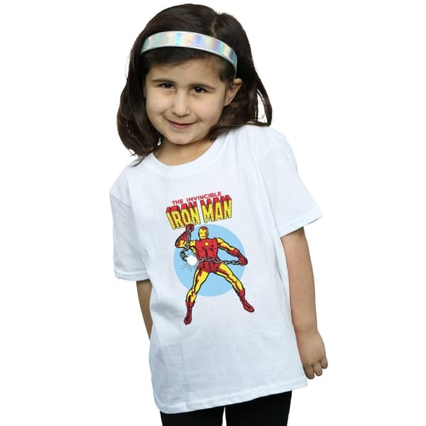 Marvel Girls The Invincible Iron Man Cotton T-Shirt