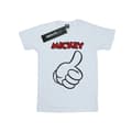 Pikkukuva 1 / 3: Disney Womens/Ladies Mickey Mouse Thumbs Up Cotton Boyfriend T-Shirt