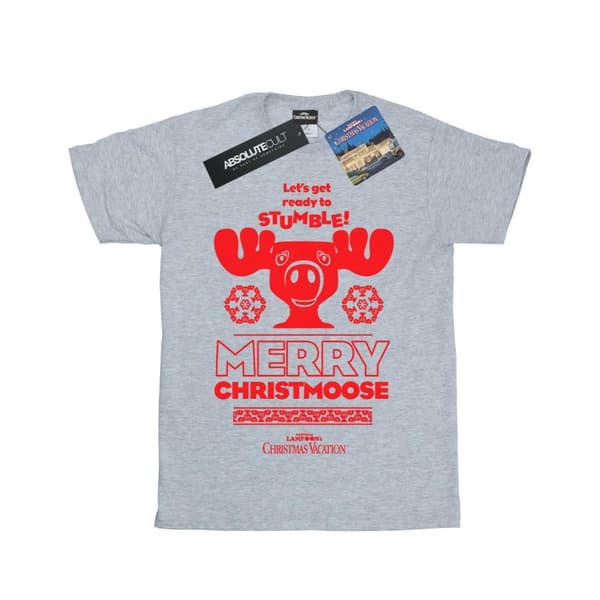National Lampoon´s Christmas Vacation Girls Merry Christmoose Cotton T-Shirt