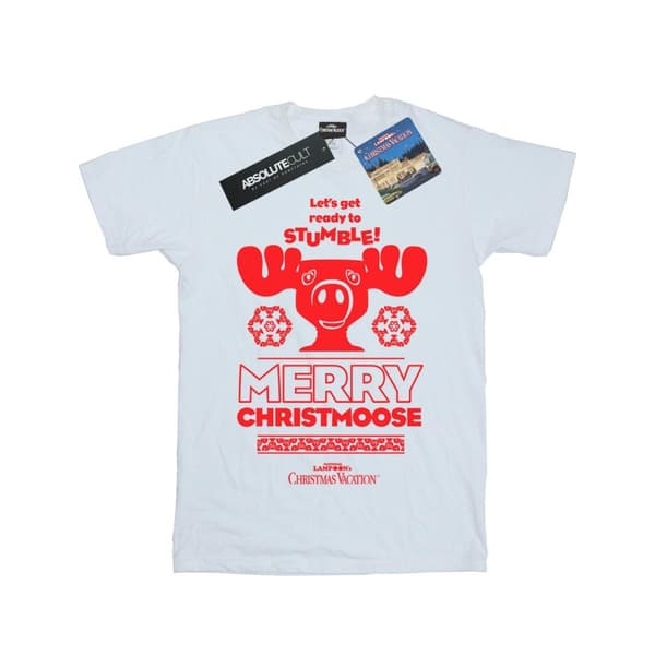 National Lampoon´s Christmas Vacation Girls Merry Christmoose Cotton T-Shirt