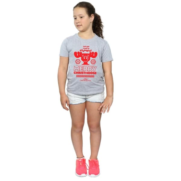 National Lampoon´s Christmas Vacation Girls Merry Christmoose Cotton T-Shirt