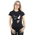 Miniatyrbillede 2 af 3: Marvel Womens/Ladies Venom Split Face Cotton T-Shirt