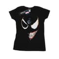 Miniatyrbillede 1 af 3: Marvel Womens/Ladies Venom Split Face Cotton T-Shirt