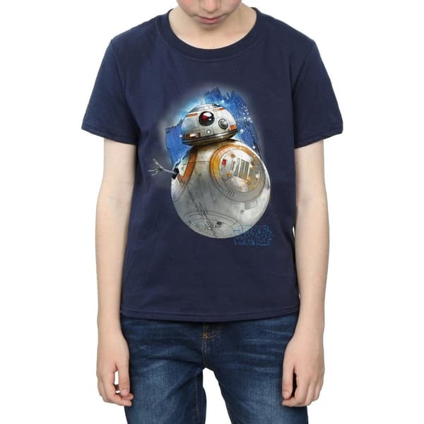 Star Wars Pojkar - De sista jediriddarna BB-8 T-shirt med borst