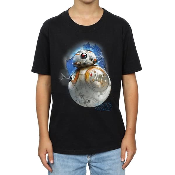 Star Wars Pojkar - De sista jediriddarna BB-8 T-shirt med borst