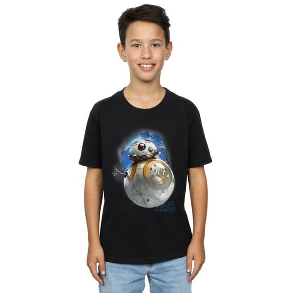 Star Wars Pojkar - De sista jediriddarna BB-8 T-shirt med borst