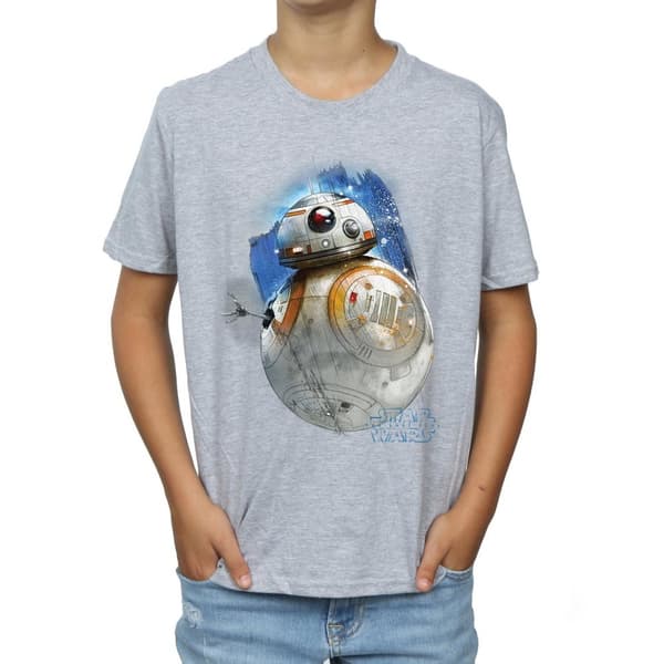Star Wars Pojkar - De sista jediriddarna BB-8 T-shirt med borst