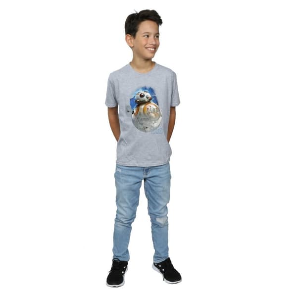 Star Wars Pojkar - De sista jediriddarna BB-8 T-shirt med borst