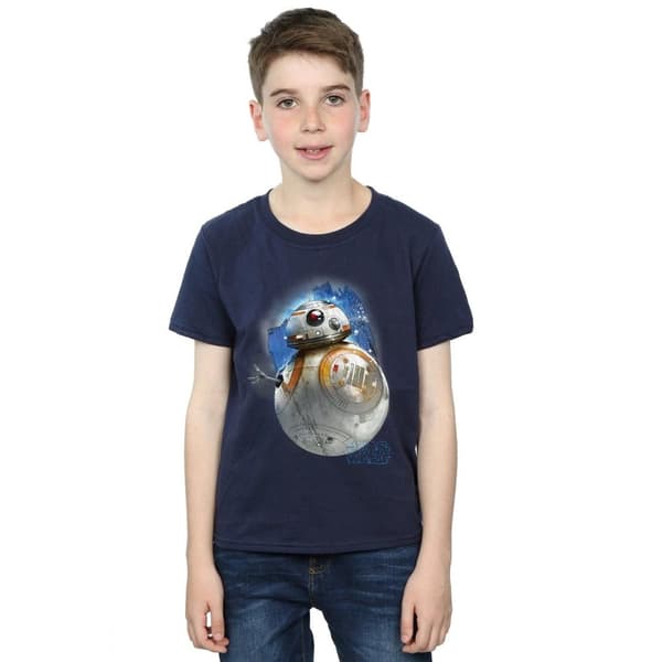 Star Wars Pojkar - De sista jediriddarna BB-8 T-shirt med borst