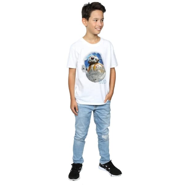 Star Wars Pojkar - De sista jediriddarna BB-8 T-shirt med borst