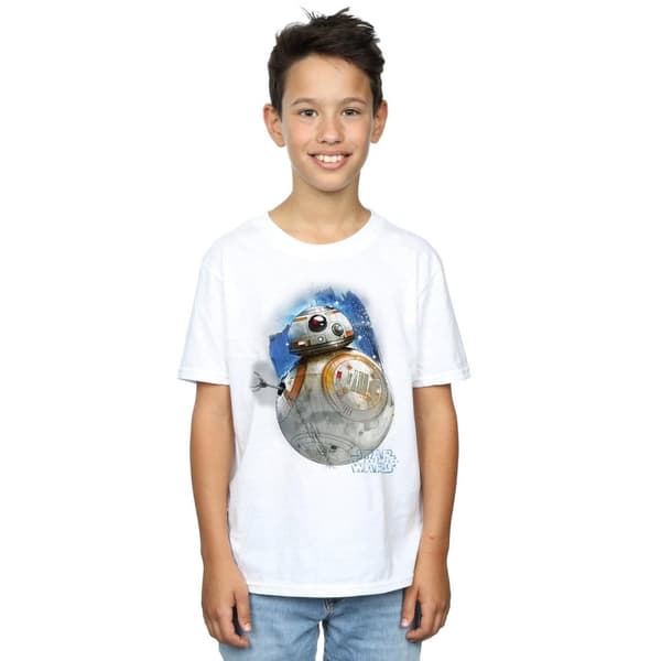 Star Wars Pojkar - De sista jediriddarna BB-8 T-shirt med borst