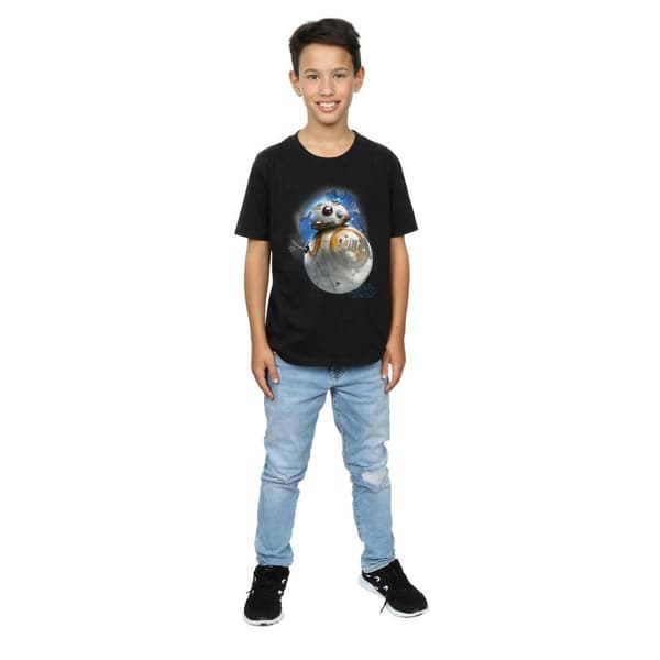 Star Wars Pojkar - De sista jediriddarna BB-8 T-shirt med borst
