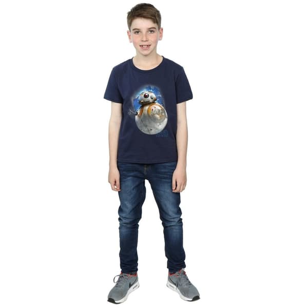 Star Wars Pojkar - De sista jediriddarna BB-8 T-shirt med borst