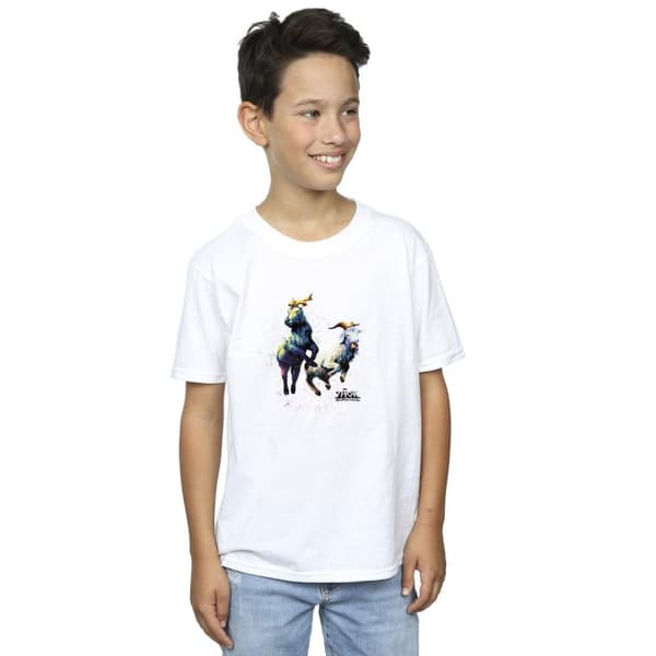 Marvel Pojkar Thor Love And Thunder Toothgnasher Flames T-shirt