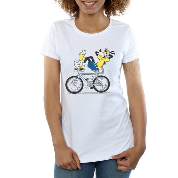 Disney Dam/Tjej - Goofy Tour De Goofy - Bomulls-T-shirt