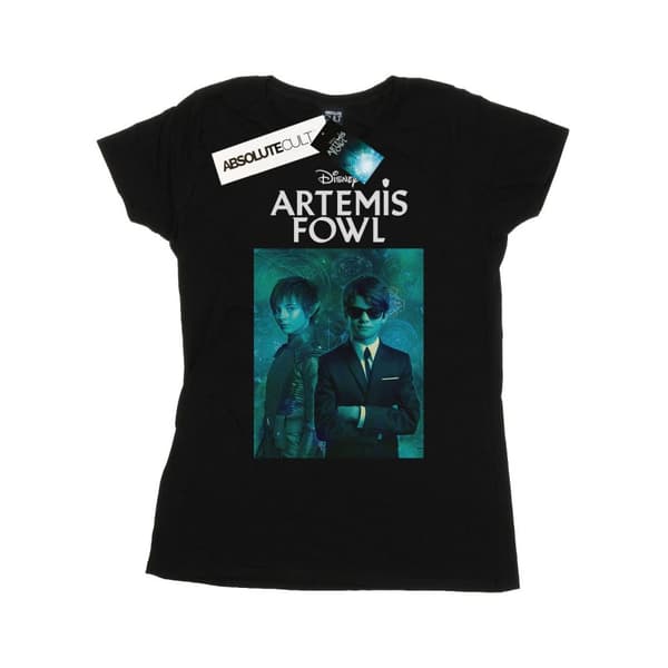 Disney Dam/Tjej Artemis Fowl Holly Foto Bomulls-T-shirt Black XXL
