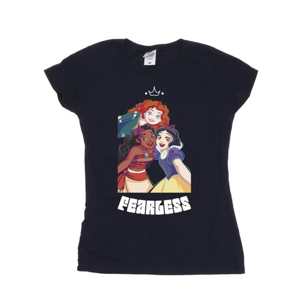 Disney Dam/Tjej - Princess Fearless T-shirt i bomull