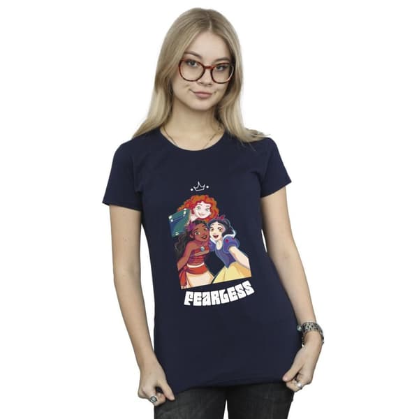 Disney Dam/Tjej - Princess Fearless T-shirt i bomull