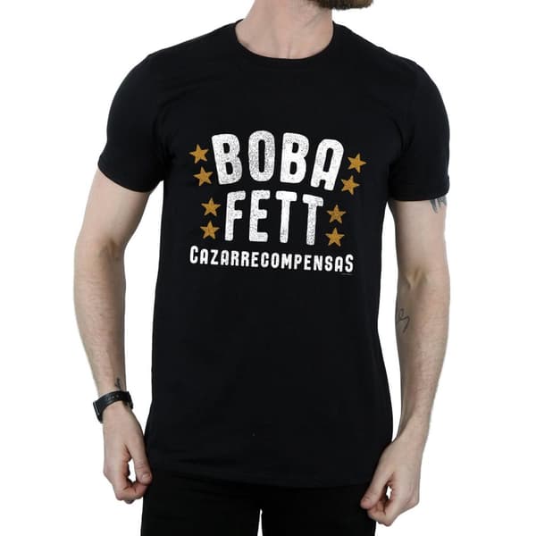 Star Wars Mens Boba Fett Legends Tribute T-Shirt