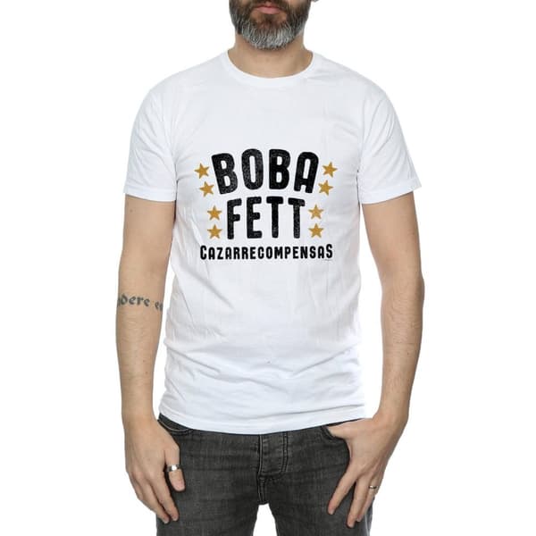 Star Wars Mens Boba Fett Legends Tribute T-Shirt