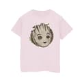 Miniatyrbild 1 av 3: Marvel Dam/Tjej I Am Groot Trähuvud Bomull Boyfriend T-shirt