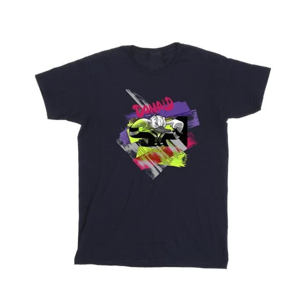 Disney T-shirt i bomull med öronproppar från Kalle Anka för flickor