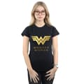 Miniatyrbilde 2 av 3: DC Comics Womens/Ladies Wonder Woman 84 Golden Logo Cotton T-Shirt