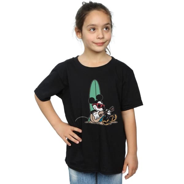 Disney Musse Pigg Surf And Chill T-shirt i bomull för flickor