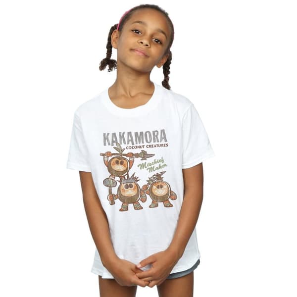 Disney Girls Moana Kakamora Mischief Maker Cotton T-Shirt