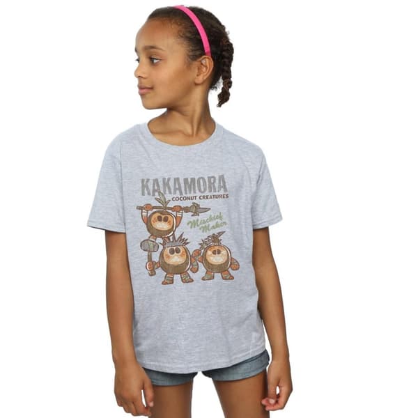 Disney Girls Moana Kakamora Mischief Maker Cotton T-Shirt