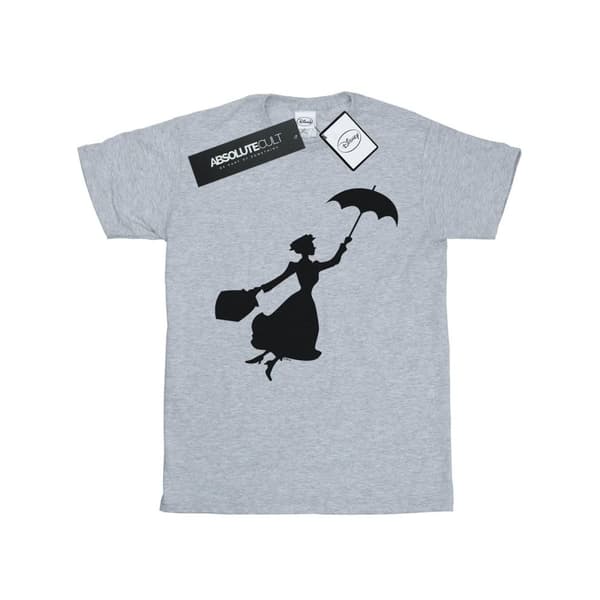 Disney Mary Poppins - T-shirt med flygande silhuett för pojkar
