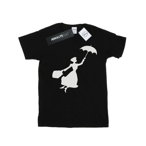 Disney Mary Poppins - T-shirt med flygande silhuett för pojkar