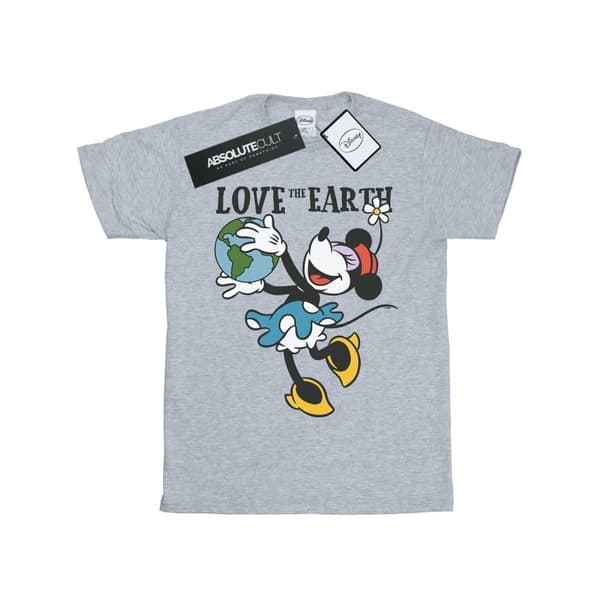 Disney Musse Pigg Love The Earth T-shirt i bomull för flickor