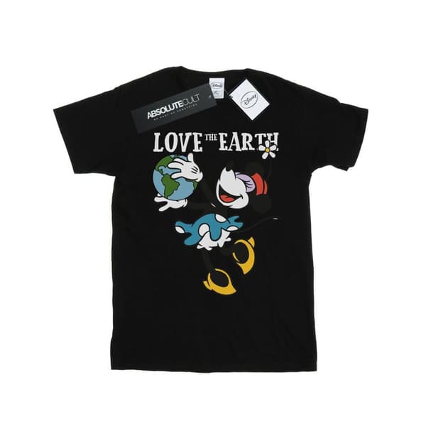 Disney Musse Pigg Love The Earth T-shirt i bomull för flickor