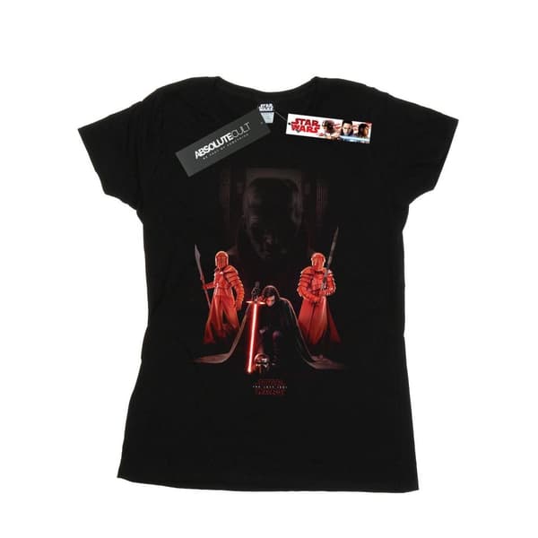 Star Wars Dam/Tjej Sista Jedi Kylo Ren Knäböjande Bomulls-T-shirt