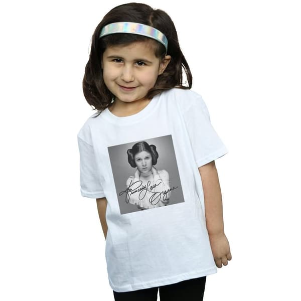 Star Wars Prinsessan Leia Organa t-shirt i bomull för flickor