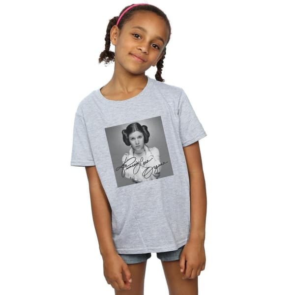 Star Wars Prinsessan Leia Organa t-shirt i bomull för flickor