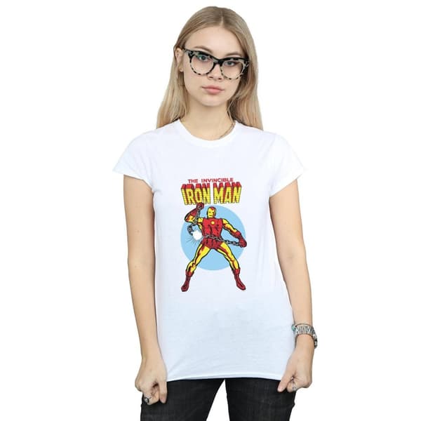 Marvel Womens/Ladies The Invincible Iron Man Cotton T-Shirt
