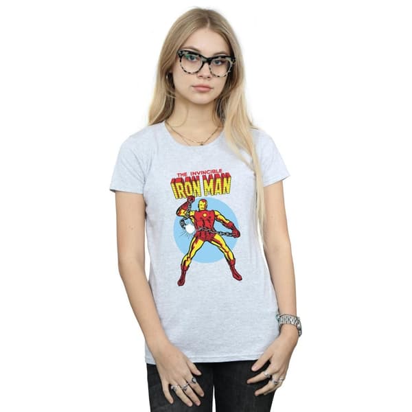 Marvel Dam/Tjej - The Invincible Iron Man - Bomulls-T-shirt