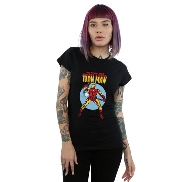 Marvel Womens/Ladies The Invincible Iron Man Cotton T-Shirt