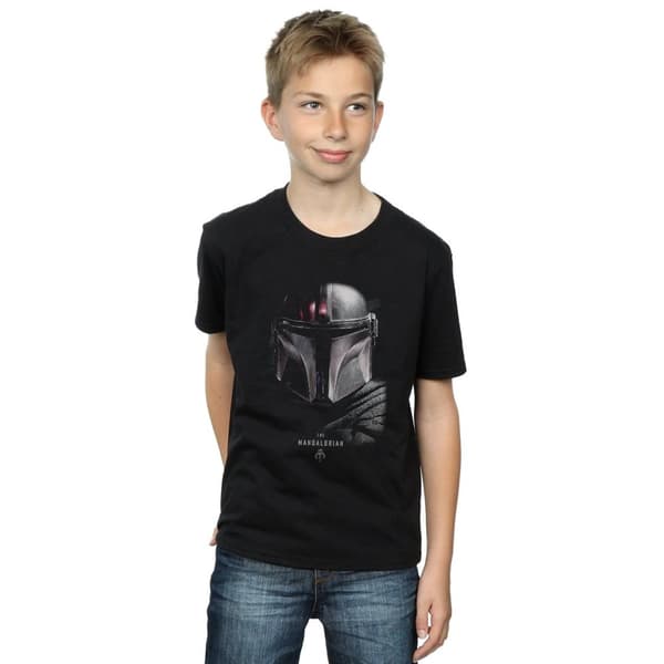 Star Wars T-shirt med affisch från The Mandalorian för pojkar