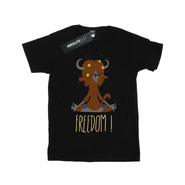 Disney Dam/Tjej Zootropolis Yak Freedom Boyfriend T-shirt i bomull