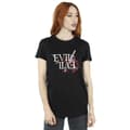 Miniatyrbillede 2 af 3: Netflix Womens/Ladies The Witcher Evil Is Evil Cotton Boyfriend T-Shirt