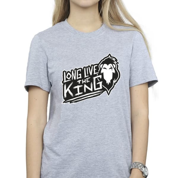 Disney Womens/Ladies The Lion King The King Cotton Boyfriend T-Shirt