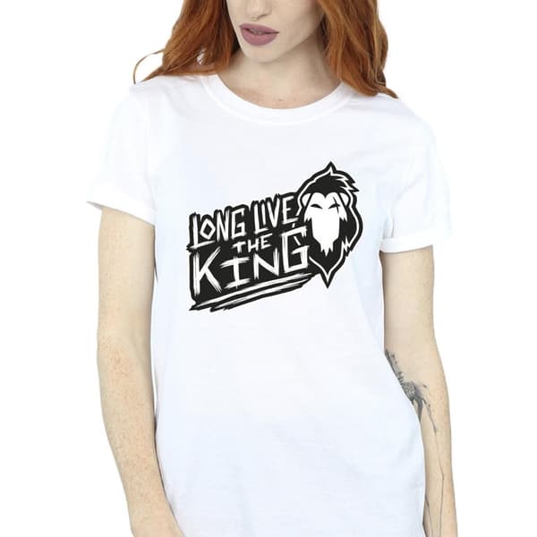 Disney Womens/Ladies The Lion King The King Cotton Boyfriend T-Shirt