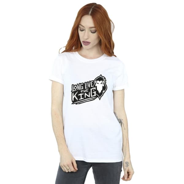 Disney Womens/Ladies The Lion King The King Cotton Boyfriend T-Shirt